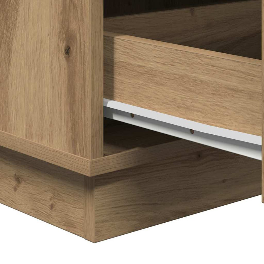 Nachtkastje Artisan Eiken 39 x 34,5 x 65 cm Bewerkt hout
