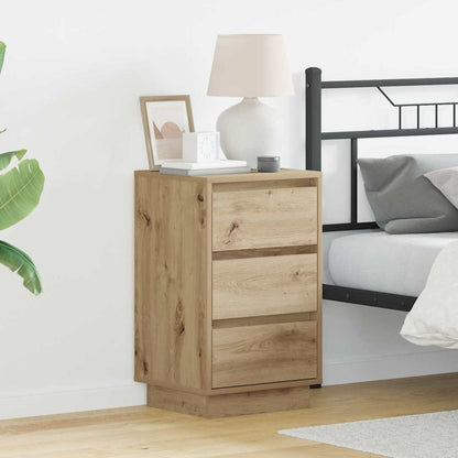 Nachtkastje Artisan Eiken 39 x 34,5 x 65 cm Bewerkt hout