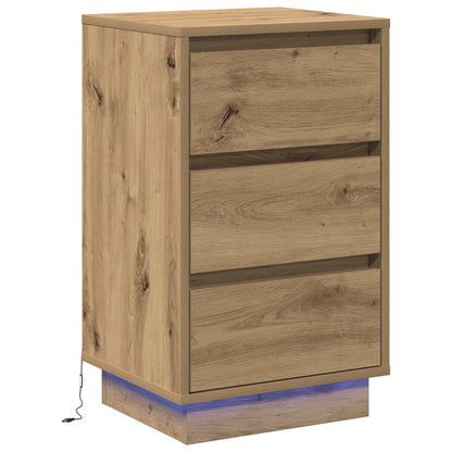 Nachtkastje Artisan Eiken 39 x 34,5 x 65 cm Bewerkt hout