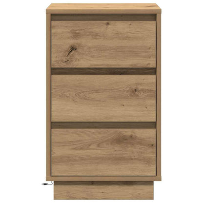 Nachtkastje Artisan Eiken 39 x 34,5 x 65 cm Bewerkt hout