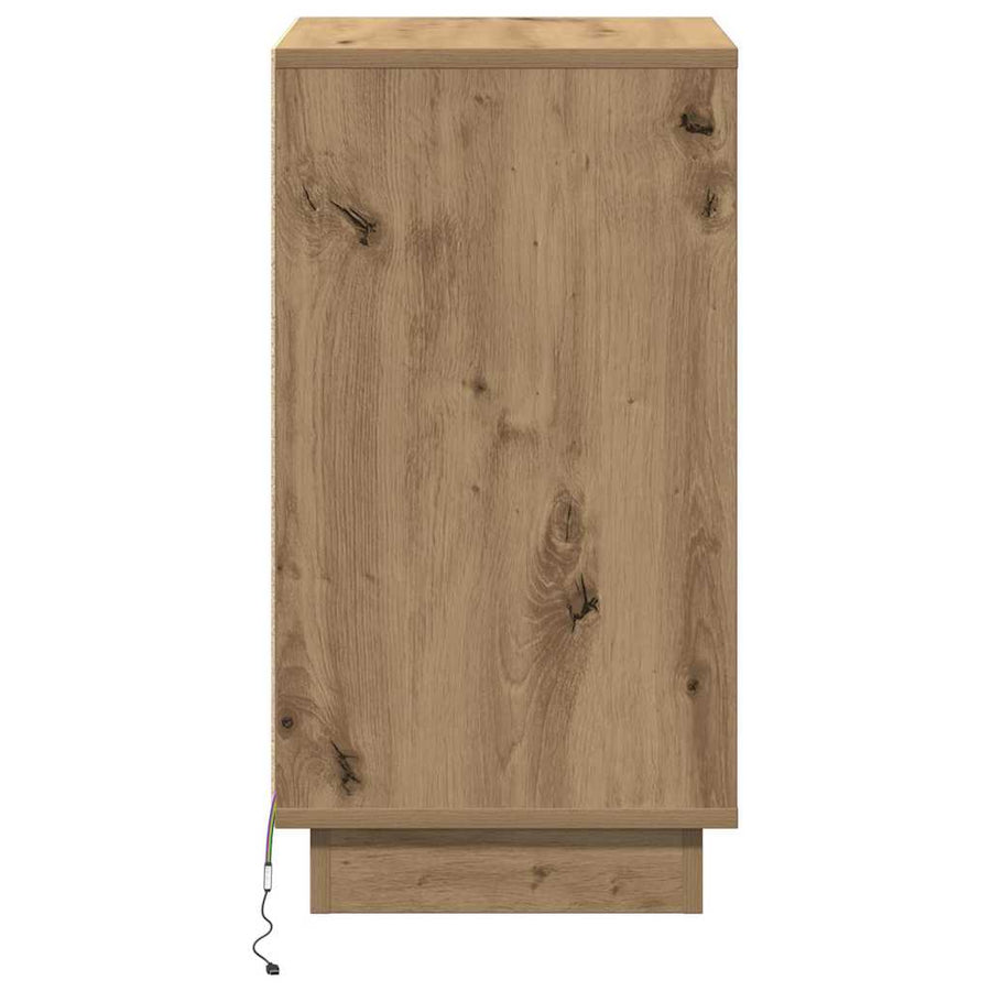 Nachtkastje Artisan Eiken 39 x 34,5 x 65 cm Bewerkt hout