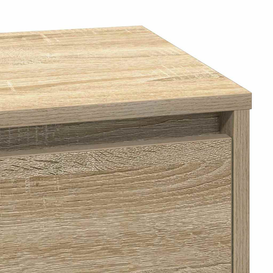 Nachtkastje Sonoma Eiken 71 x 34,5 x 75 cm Bewerkt hout