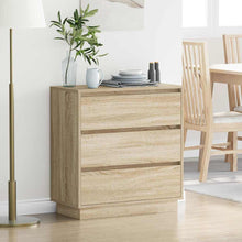 Nachtkastje Sonoma Eiken 71 x 34,5 x 75 cm Bewerkt hout