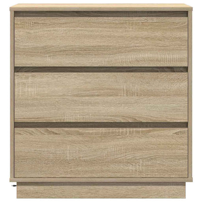 Nachtkastje Sonoma Eiken 71 x 34,5 x 75 cm Bewerkt hout