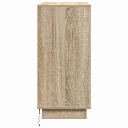 Nachtkastje Sonoma Eiken 71 x 34,5 x 75 cm Bewerkt hout