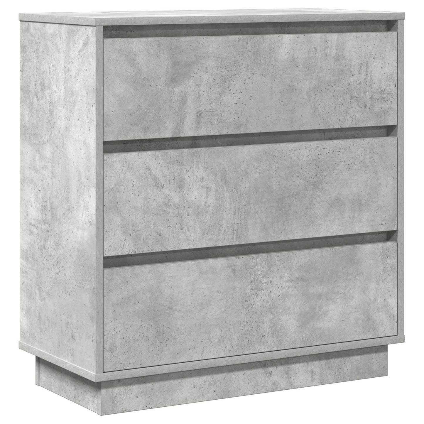 Nachtkastje met lade Beton Grijs 71 x 34,5 x 75 cm Bewerkt hout