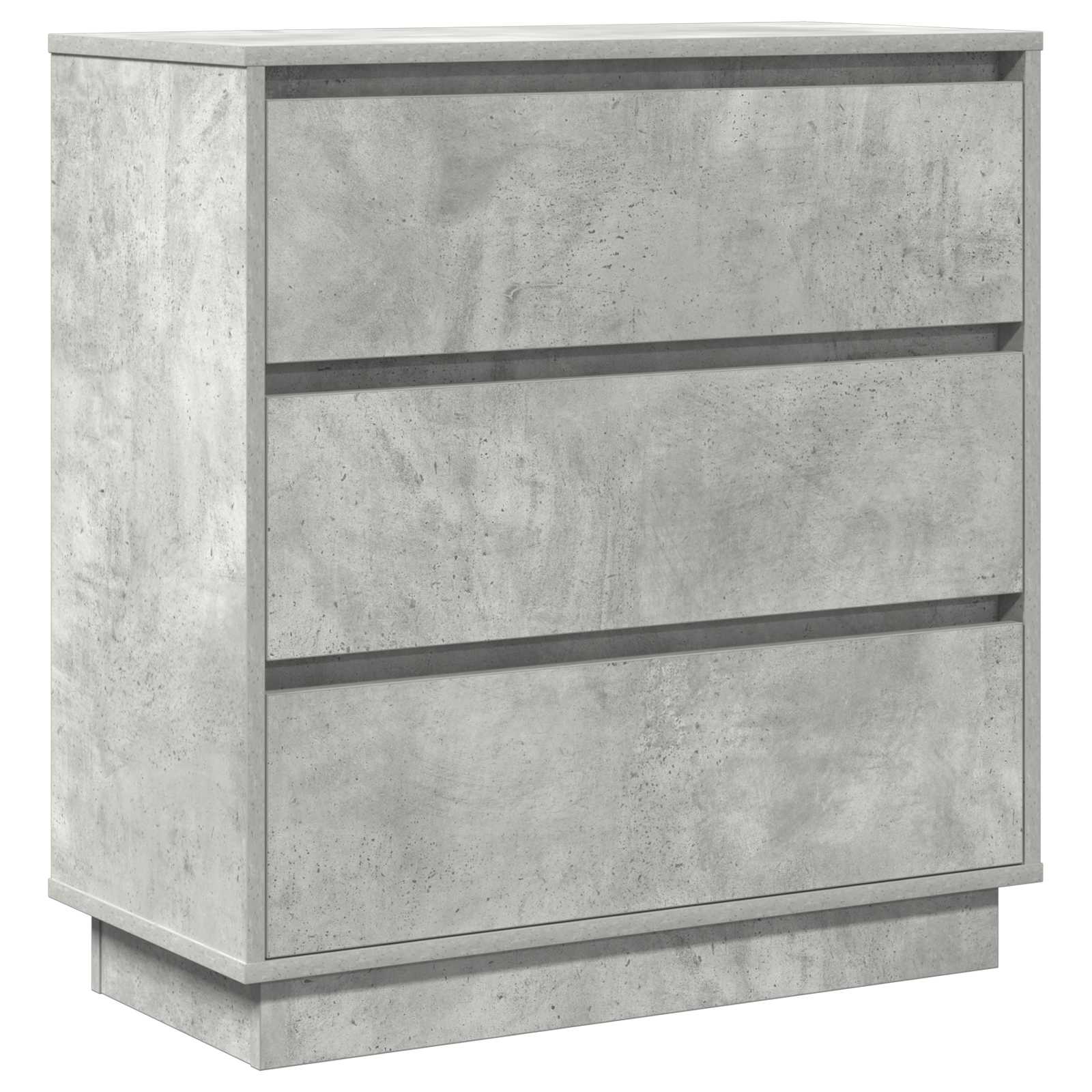 Nachtkastje met lade Beton Grijs 71 x 34,5 x 75 cm Bewerkt hout