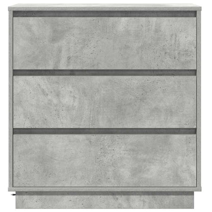 Nachtkastje met lade Beton Grijs 71 x 34,5 x 75 cm Bewerkt hout