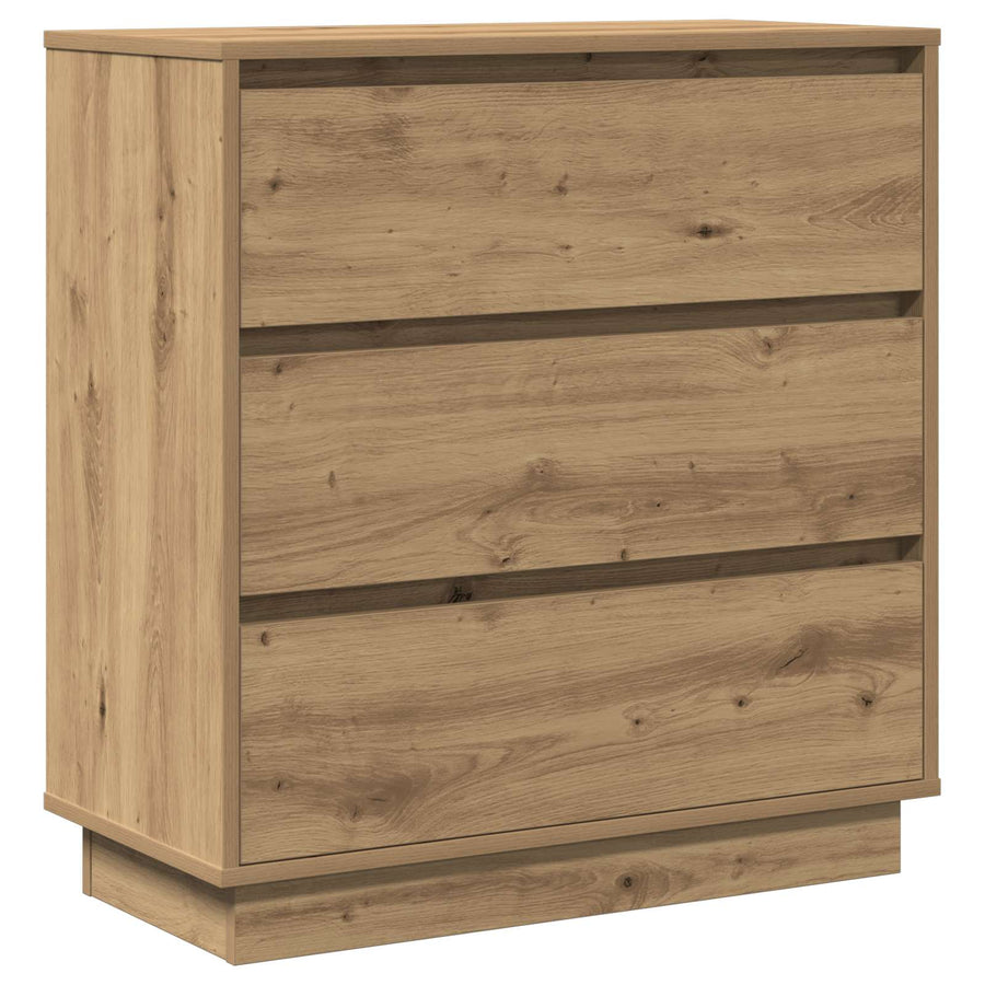 Nachtkastje Artisan Eiken 71 x 34,5 x 75 cm Bewerkt hout