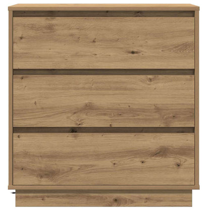Nachtkastje Artisan Eiken 71 x 34,5 x 75 cm Bewerkt hout