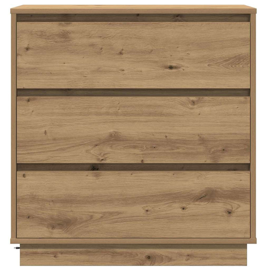 Nachtkastje Artisan Eiken 71 x 34,5 x 75 cm Bewerkt hout