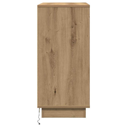 Nachtkastje Artisan Eiken 71 x 34,5 x 75 cm Bewerkt hout