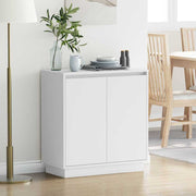 Dressoir wit 71x34,5x75 cm engineered hout