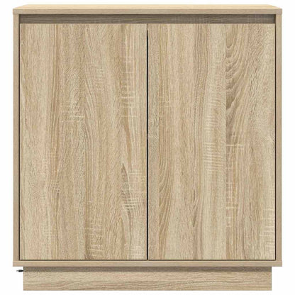 LED Sideboard Sonoma Eiken 71 x 34,5 x 75 cm Bewerkt hout