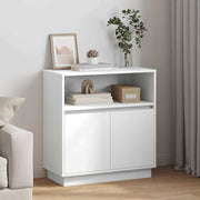 Dressoir wit 71x34,5x75 cm LED