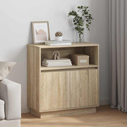 Dressoir Sonoma eiken 71x34,5x75 cm bewerkt hout