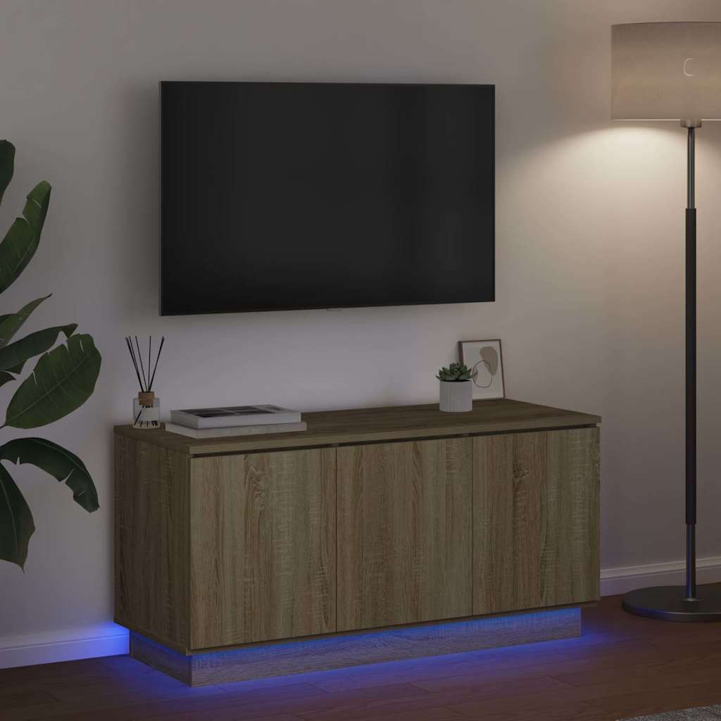 TV-kast Sonoma Eiken 100 x 38 x 49 cm Bewerkt hout