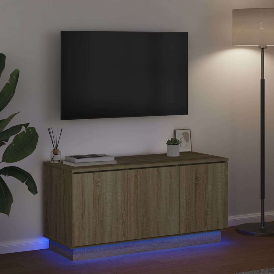 TV-kast Sonoma Eiken 100 x 38 x 49 cm Bewerkt hout