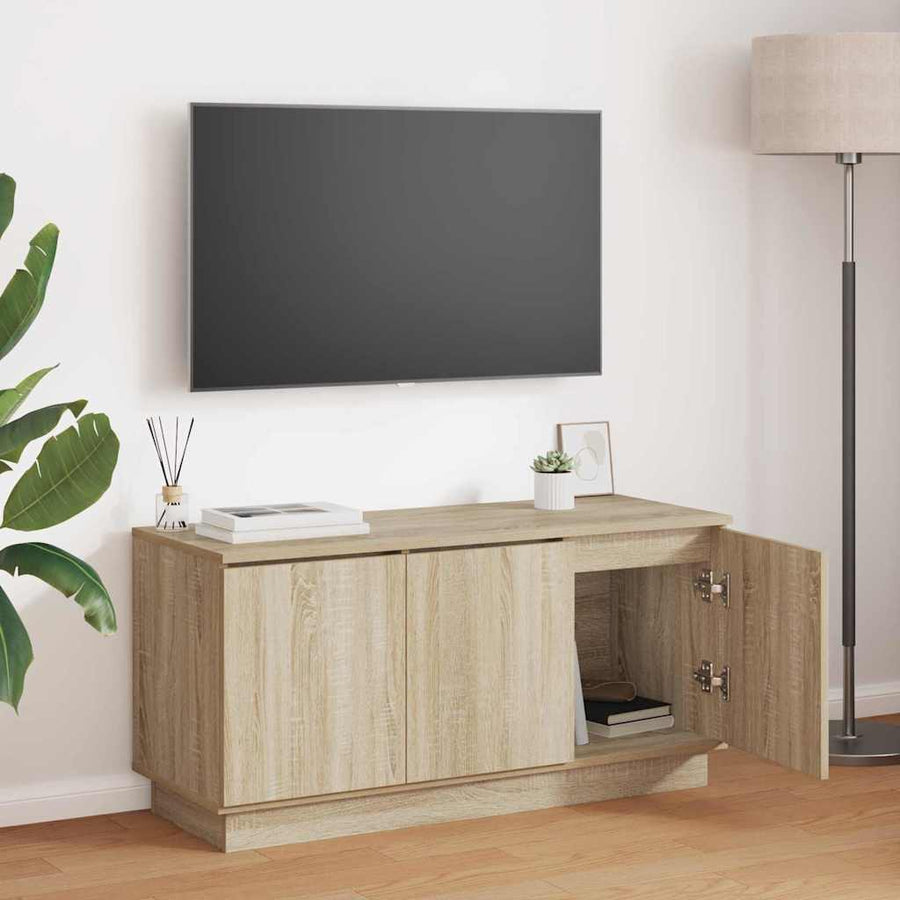 TV-kast Sonoma Eiken 100 x 38 x 49 cm Bewerkt hout