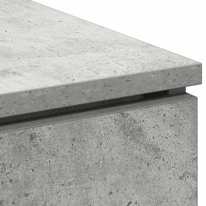 TV-kast 100 x 38 x 49 cm Beton Grijs Bewerkt hout