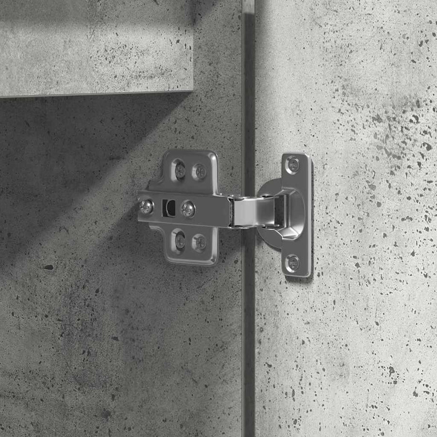 TV-kast 100 x 38 x 49 cm Beton Grijs Bewerkt hout