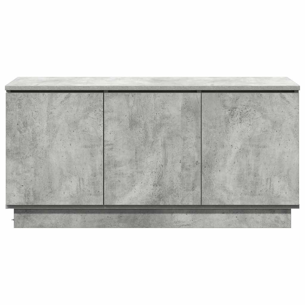TV-kast 100 x 38 x 49 cm Beton Grijs Bewerkt hout