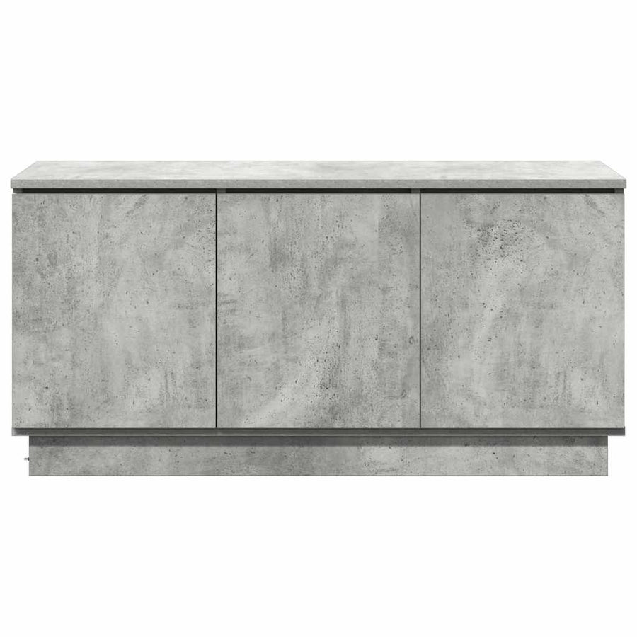 TV-kast 100 x 38 x 49 cm Beton Grijs Bewerkt hout