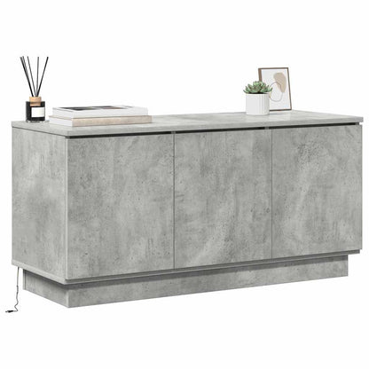 TV-kast 100 x 38 x 49 cm Beton Grijs Bewerkt hout