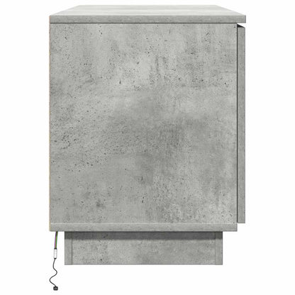 TV-kast 100 x 38 x 49 cm Beton Grijs Bewerkt hout