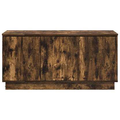 TV-kast Gerookt eiken 100 x 38 x 49 cm Bewerkt hout