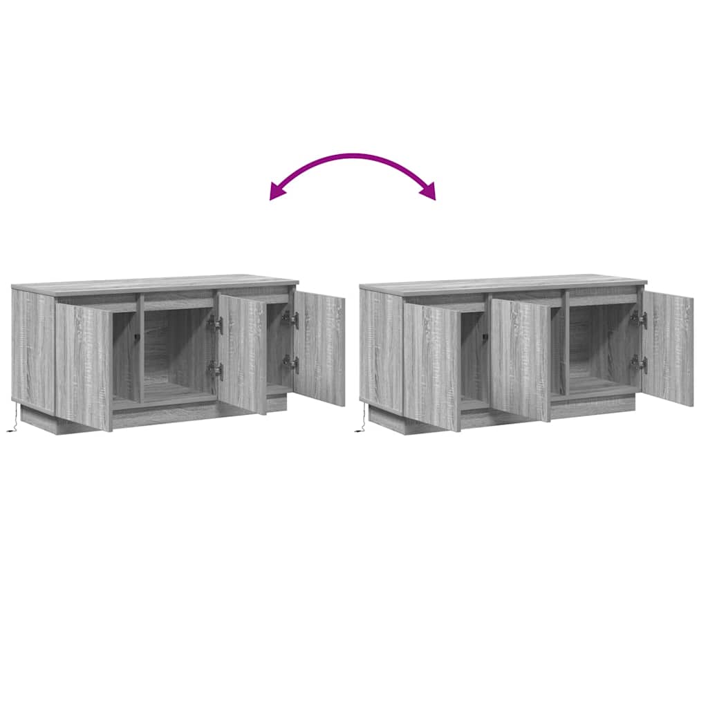 TV-kast Grijs Sonoma 100 x 38 x 49 cm Bewerkt hout
