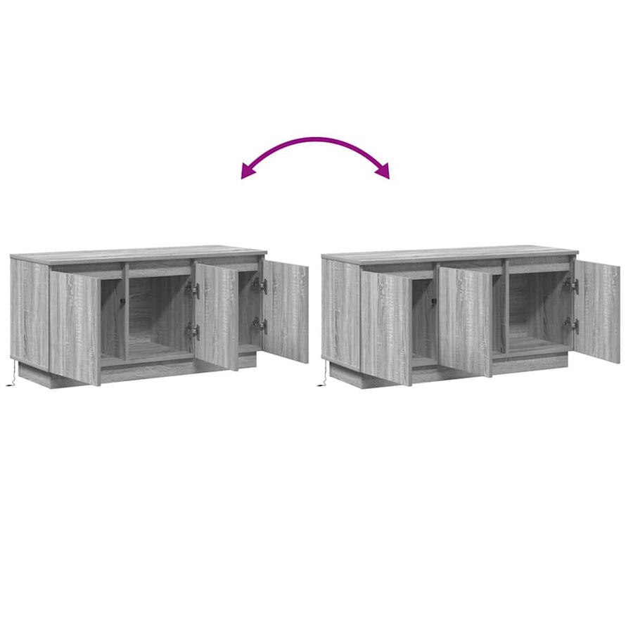 TV-kast Grijs Sonoma 100 x 38 x 49 cm Bewerkt hout