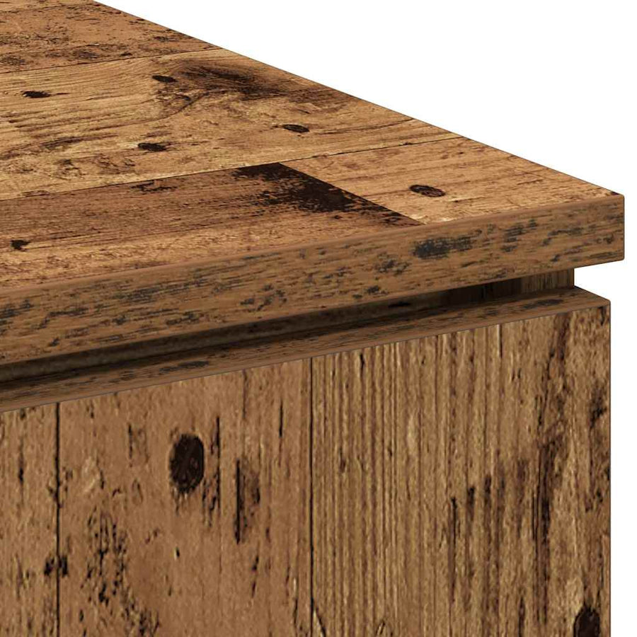 TV-kast Oud Hout 100 x 38 x 49 cm Bewerkt hout