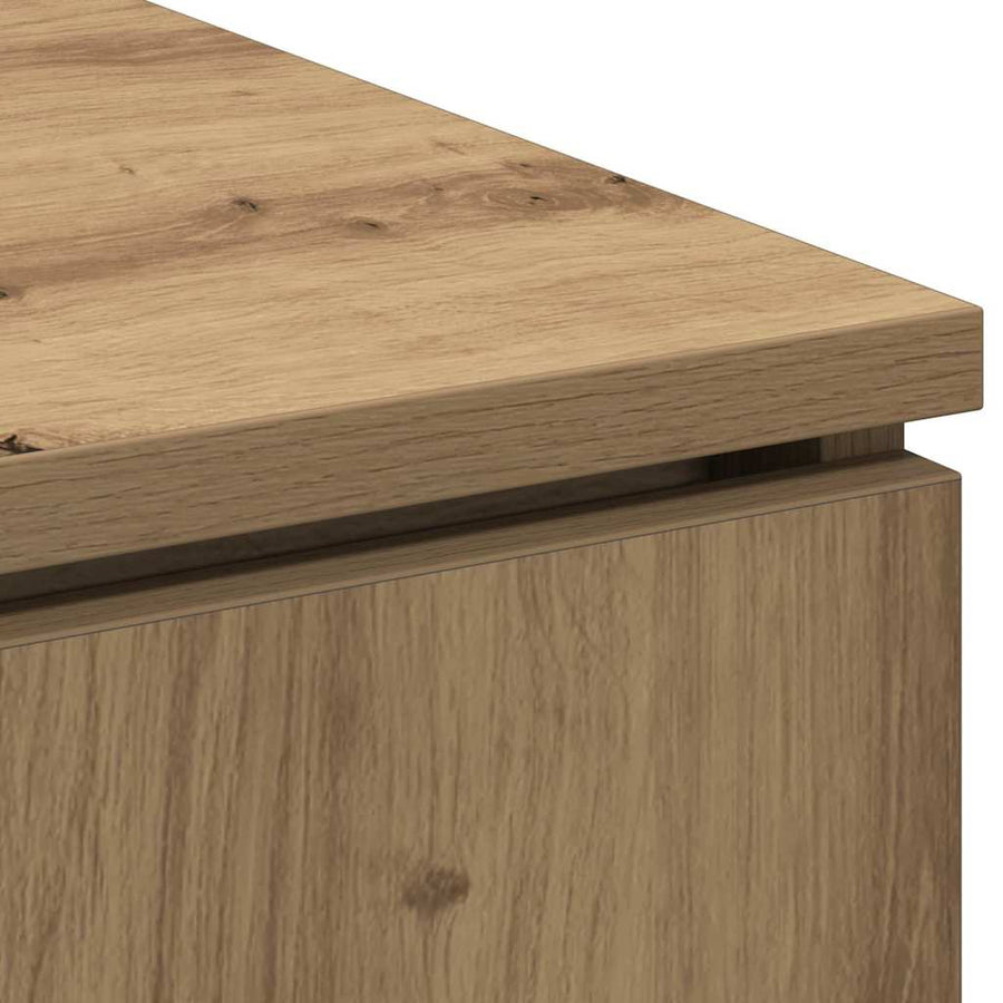 TV-kast Artisan Eiken 100 x 38 x 49 cm Bewerkt hout