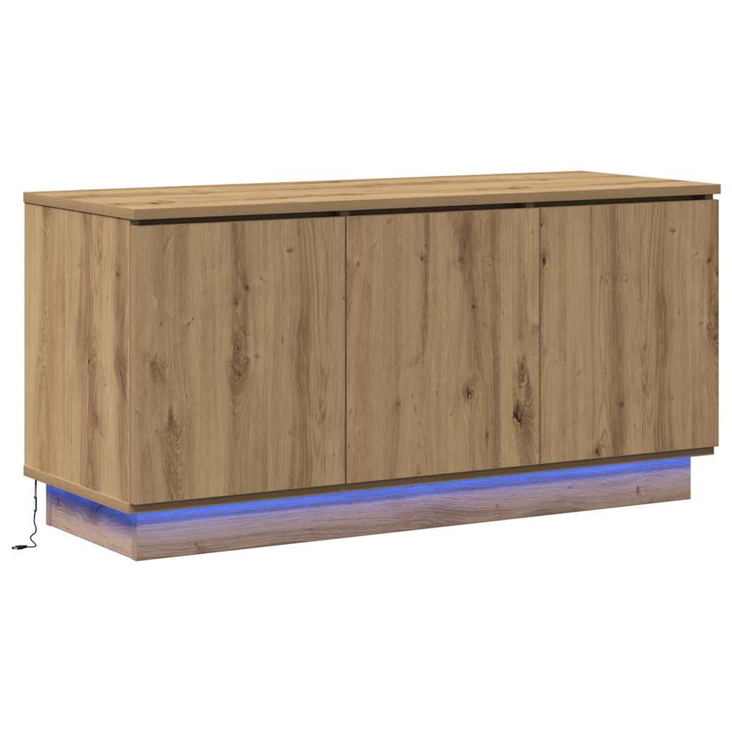 TV-kast Artisan Eiken 100 x 38 x 49 cm Bewerkt hout