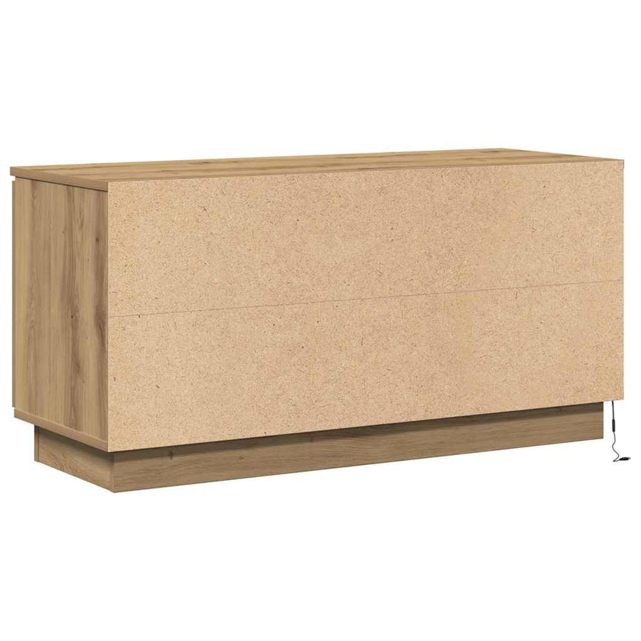 TV-kast Artisan Eiken 100 x 38 x 49 cm Bewerkt hout