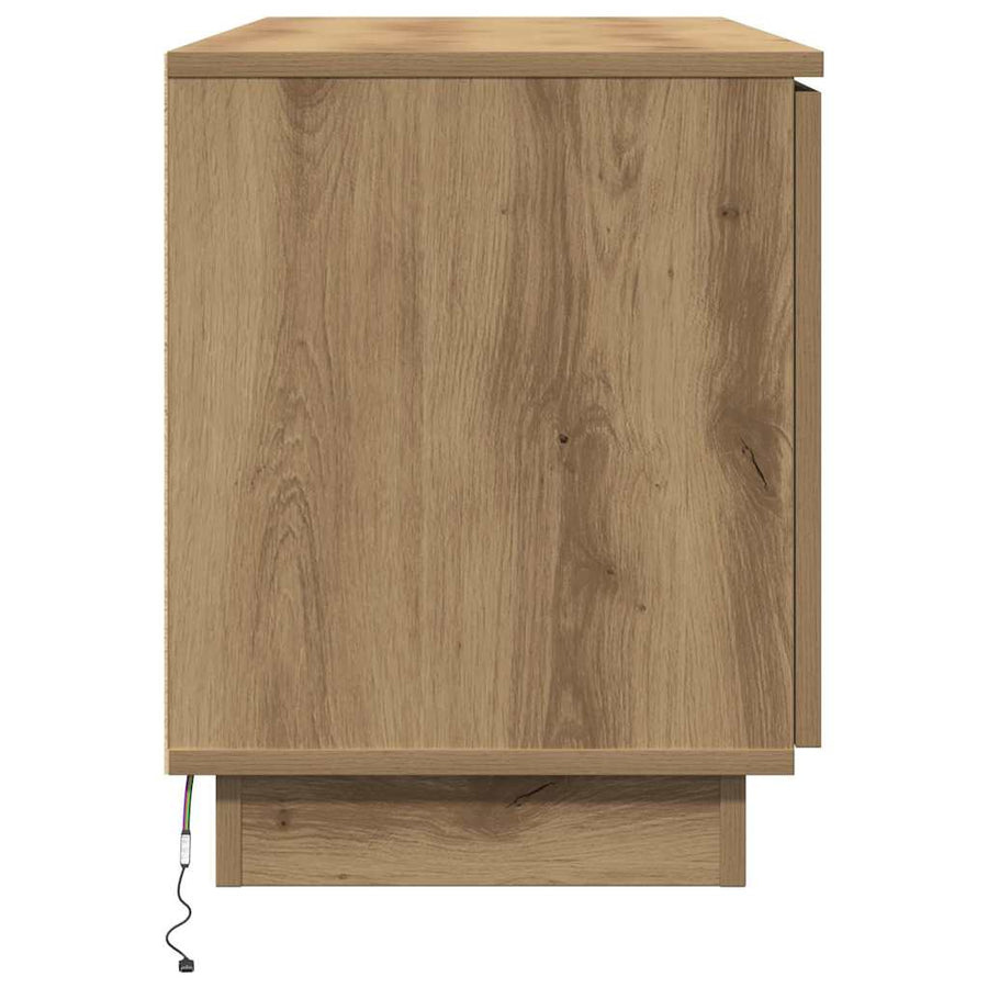TV-kast Artisan Eiken 100 x 38 x 49 cm Bewerkt hout