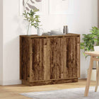 LED Sideboard Reclaimed Wood 90 x 32 x 75 cm Engineered wood