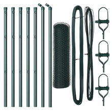Afrasteringspaal Groen 10 x 0,6 m (13 mm gaas) Staal en PVC