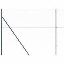 Afrasteringspaal Groen 10 x 1,5 m (25 mm gaas) Staal en PVC