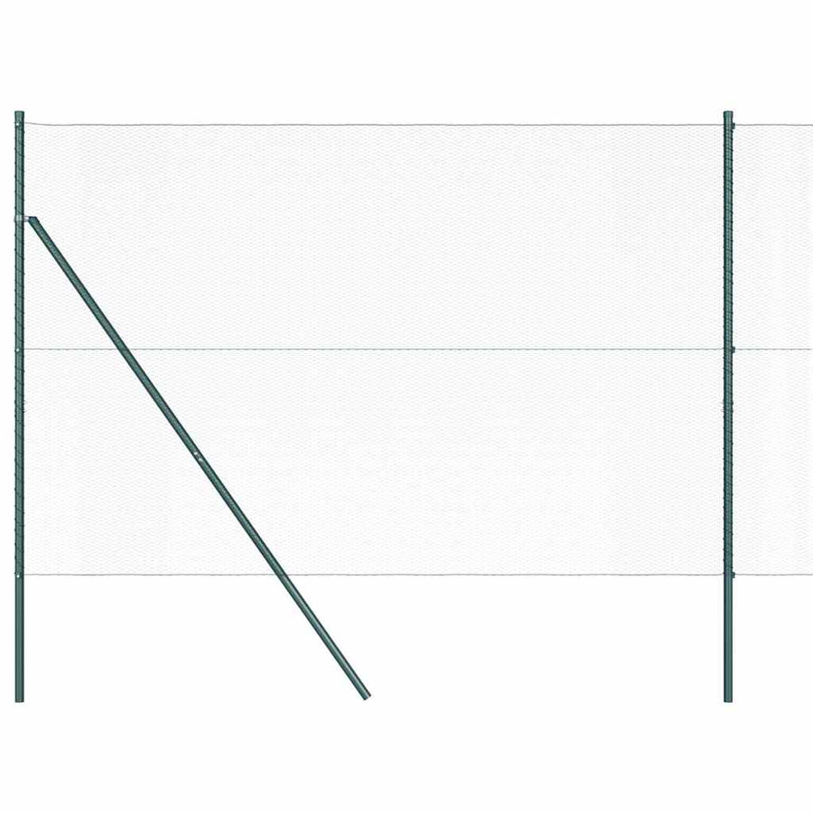 Afrasteringspaal Groen 10 x 1,6 m (13 mm gaas) Staal en PVC