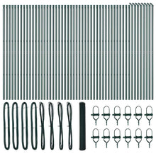 Afrasteringspaal Groen 100 x 1,2 m (13 mm gaas) Staal en PVC