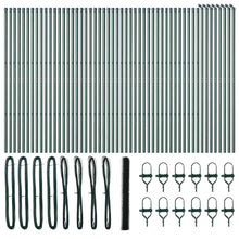 Afrasteringspaal Groen 100 x 1,5 m (36 mm gaas) Staal en PVC