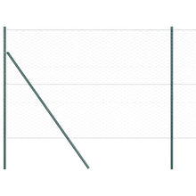 Afrasteringspaal Groen 100 x 1,5 m (50 mm gaas) Staal en PVC