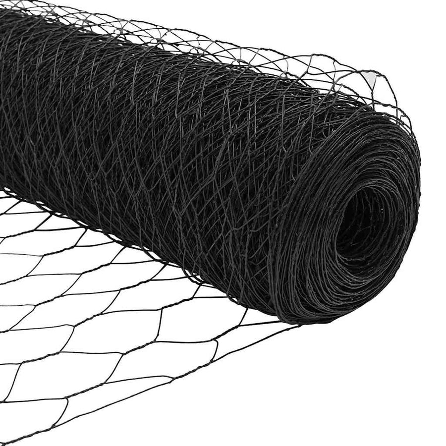 Afrasteringspaal Grijs 25 x 0,5 m (36 mm gaas) Staal