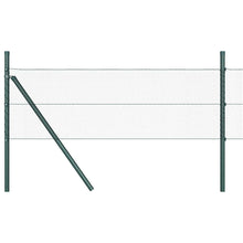 Afrasteringspaal Grijs 100 x 0,5 m (13 mm gaas) Staal en PVC