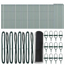 Afrasteringspaal Grijs 100 x 0,6 m (13 mm gaas) Staal en PVC