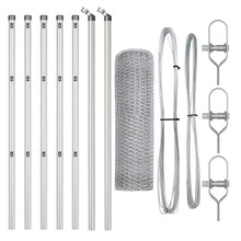 Afrasteringspaal Zilver 10 x 0,8 m (13 mm gaas) Staal
