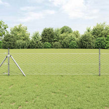 Afrasteringspaal Zilver 25 x 0,8 m (50 mm gaas) Staal
