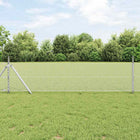 Afrasteringspaal 100 cm staal zilver